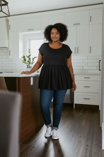 Load image into Gallery viewer, Ladies Peplum Top
