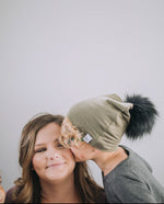 Load image into Gallery viewer, Black Pom Beanie
