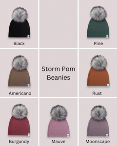 Storm Pom Beanie