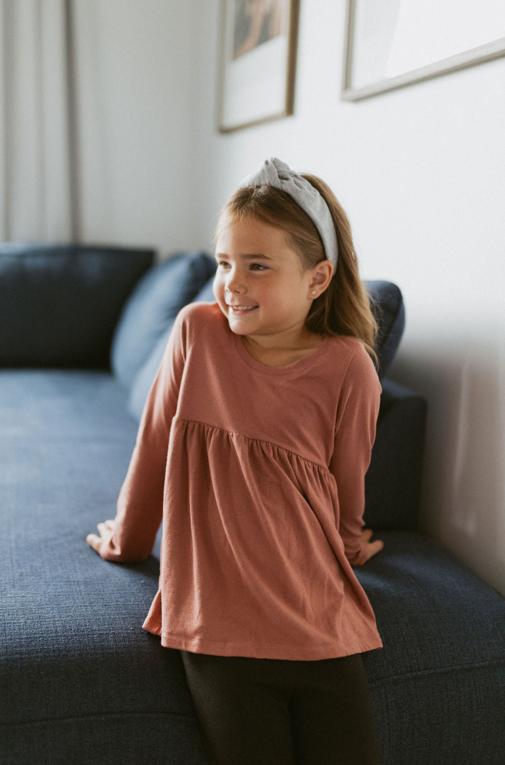 Kids Long Sleeve Peplum