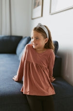 Load image into Gallery viewer, Kids Long Sleeve Peplum
