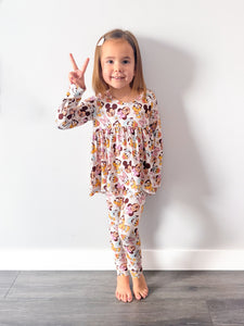 Kids Long Sleeve Peplum