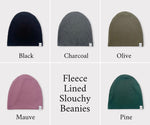 Load image into Gallery viewer, Fleece Lined Slouchy Beanie
