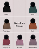 Load image into Gallery viewer, Black Pom Beanie
