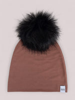 Load image into Gallery viewer, Black Pom Beanie
