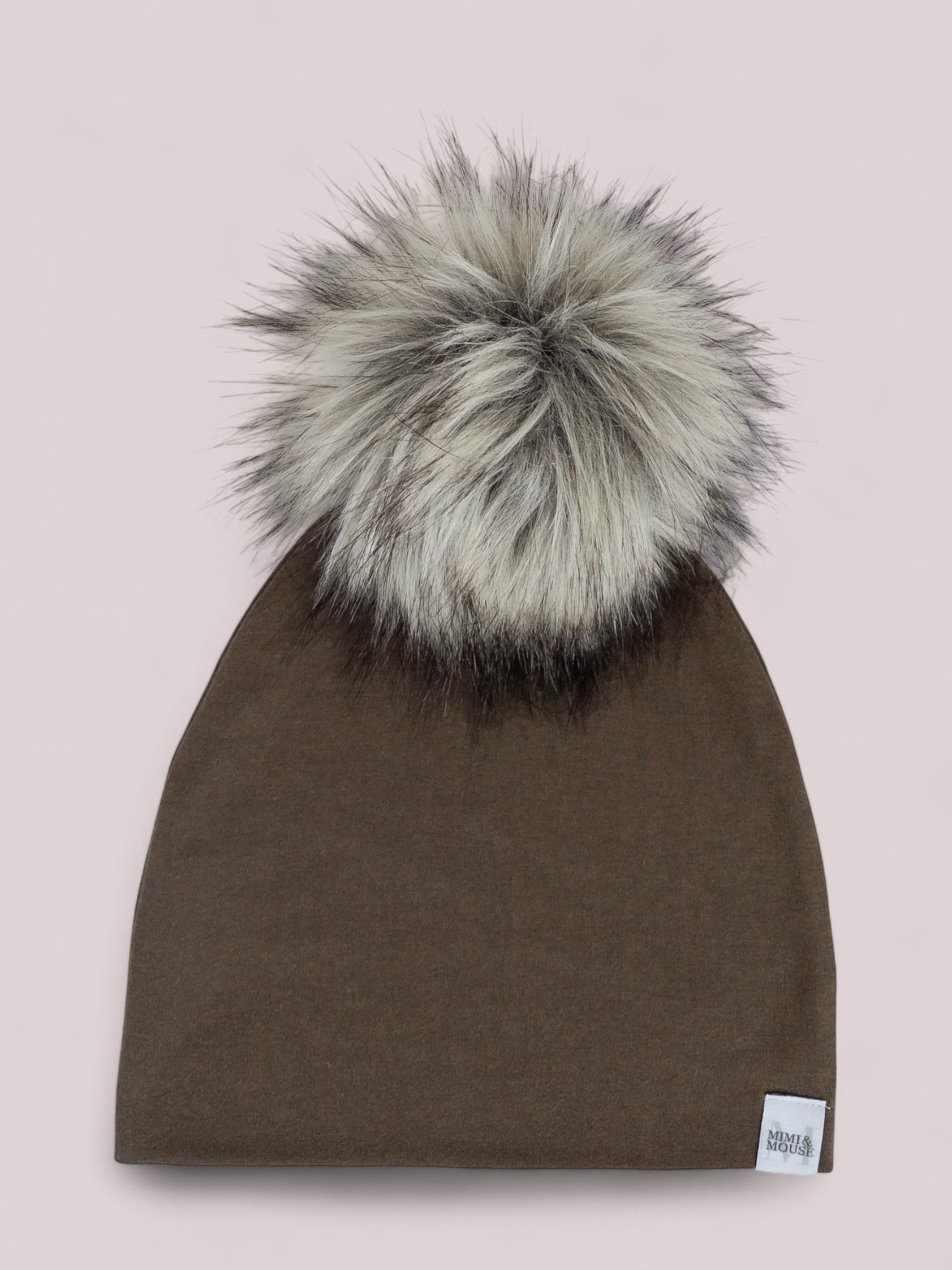 Rabbit Pom Beanie